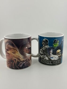 Star Wars Rouge One & Chewbacca Millennium Falcon Coffee Mugs by Galerie